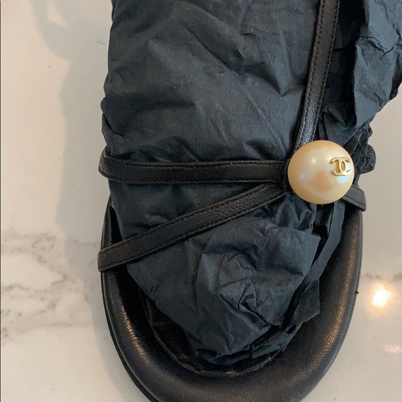 Vintage Chanel Pear Slingback Sandals - Picture 8 of 8